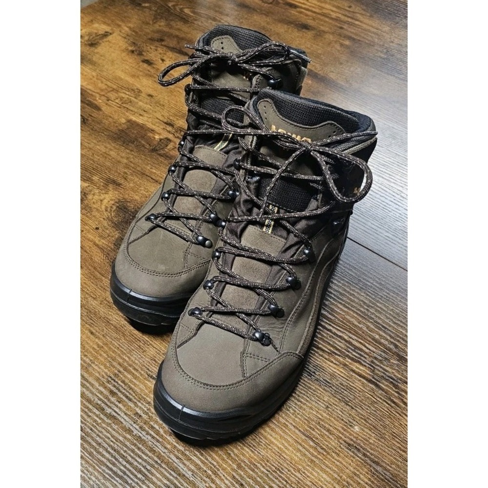 Lowa Renegade GTX Mid Wide Hiking Boot Brown Men's Size 13 Excellent Condition